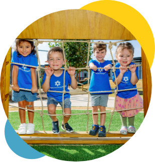 Children Playing Together in Brighton Center Courtyard