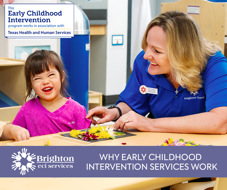 Brighton Teacher with Toddler for Why Early Childhood Intervention Services Work